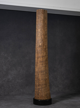 天然沉香木风水柱摆件