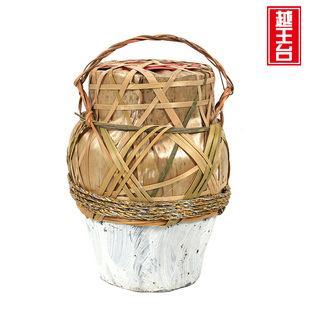 越王台 越国雕旺半甜型十年陈黄酒坛装十斤装 5L 糯米酒10斤 优质