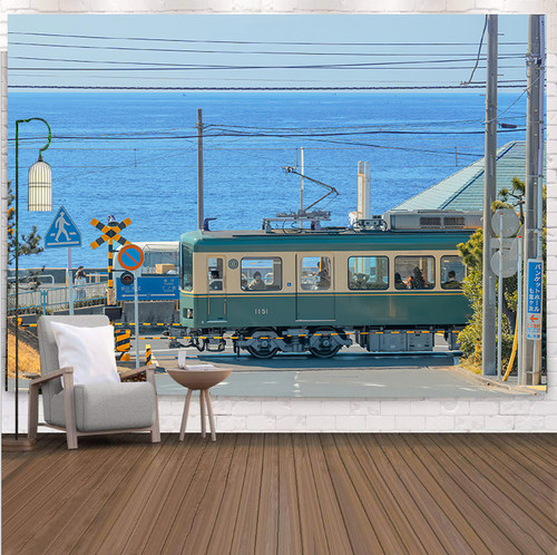 背景布雷焕日系挂毯卧室床头装饰