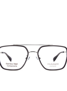 Hickmann近视镜框免费配进口镜片