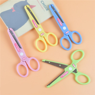晨光安全剪刀FSS91302学生手工包边剪刀剪纸刀儿童安全裁剪剪刀
