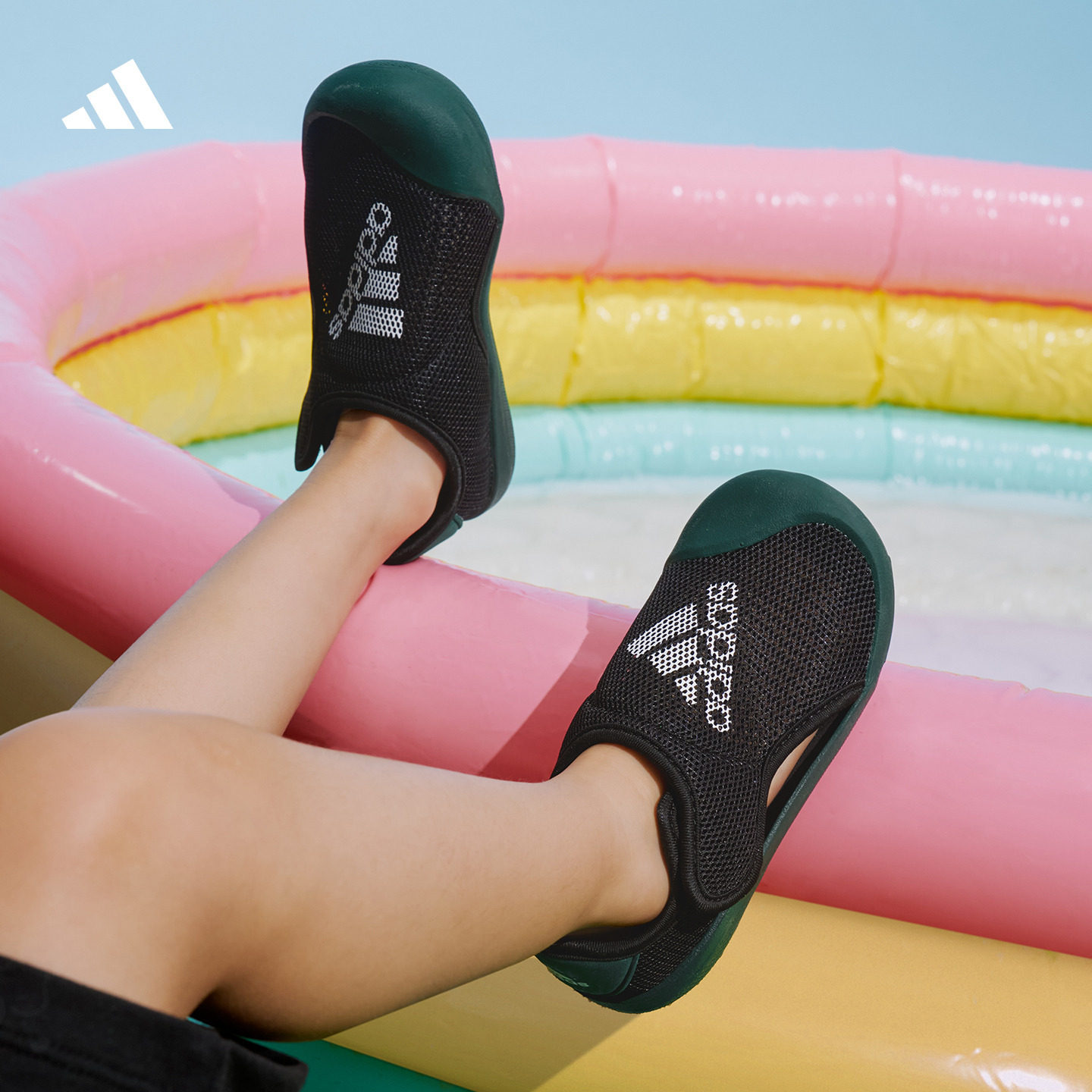 婴童小浮艇 ALTAVENTURE 2.0魔术贴玩水包头凉鞋adidas阿迪达斯