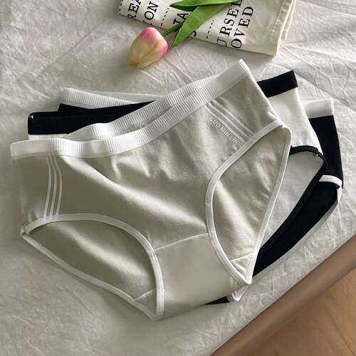 女士软绵柔棉中腰无痕三角内裤｜