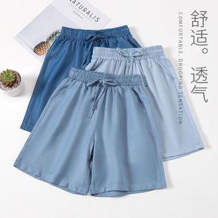 兒童外穿運(yùn)動(dòng)五分褲 2025新款 夏季 洋氣女孩寬松休閑褲 薄款 女童短褲