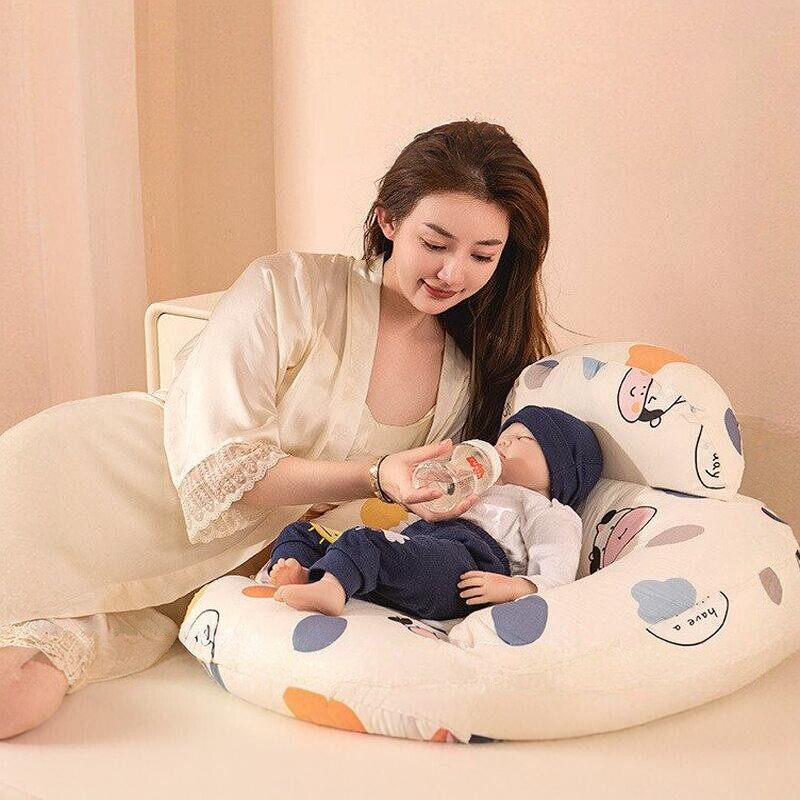 哺乳枕头喂奶枕护腰躺喂侧喂防吐奶神器新生儿喂奶坐月子垫托