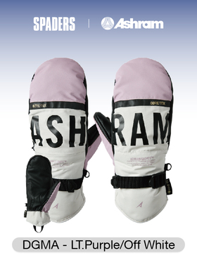 ASHRAM 热卖新款滑雪手套DGMA GORE TEX面料防水保暖 黑桃雪具