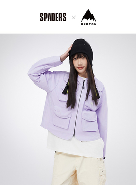 BURTON伯顿SS25春季新品女士DRYRIDE 3L外套防晒防泼水 黑桃雪具