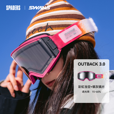 SWANS新款单双板滑雪眼镜