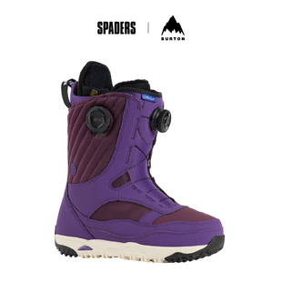Burton 热卖女款单板滑雪鞋Limelight BOA入门全能款 黑桃雪具