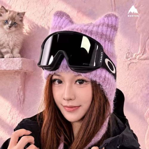 BURTON女款可爱猫儿滑雪线帽