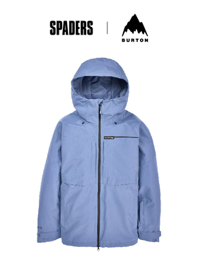 Burton 热卖男款单板滑雪服pillowline 2L防风透气夹克 黑桃雪具