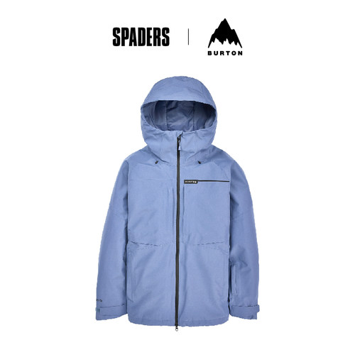 Burton 热卖男款单板滑雪服pillowline 2L防风透气夹克 黑桃雪具
