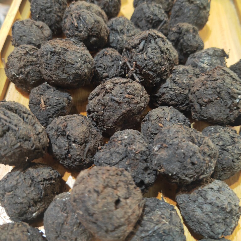九十年代农家六堡小茶蛋灵芝蜜香浓郁醇滑