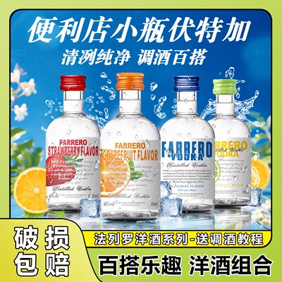 洋酒伏特加小瓶装50ml迷你小酒版