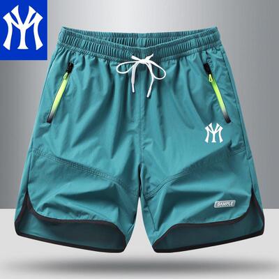 奥莱专柜男士短裤外穿夏季新品冰丝速干五分裤男宽松透气休闲帅气