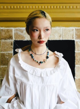 宇宙童颜系列陶瓷动物项链