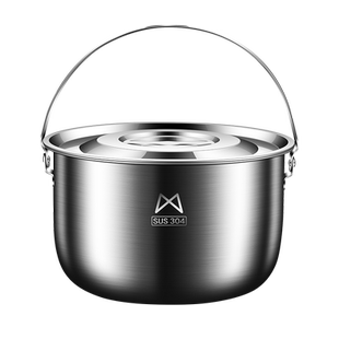 304不锈钢带盖猪油盆装猪油容器家用耐高温油缸大容量荤油储油罐