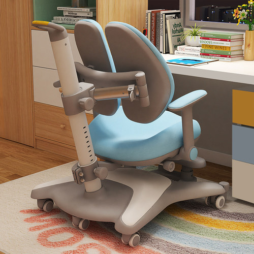 爱果乐儿童学习椅小学生家用调节升降办公椅矫正坐姿座椅书桌椅子