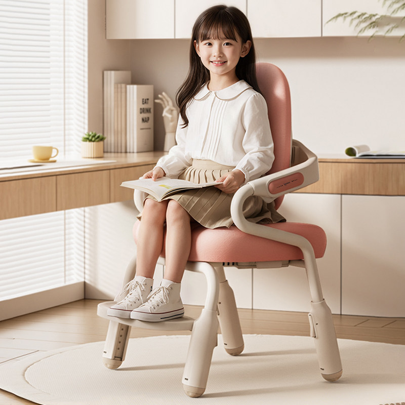 爱果乐儿童学习椅小学生矫正坐姿可调节升降座椅书桌写字专用椅子