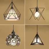 人体感应灯过道楼梯玄关走廊进门厅led红外线雷达式 铁艺创意灯具入户花园钻石吊灯单头吸顶灯简约现代餐厅灯