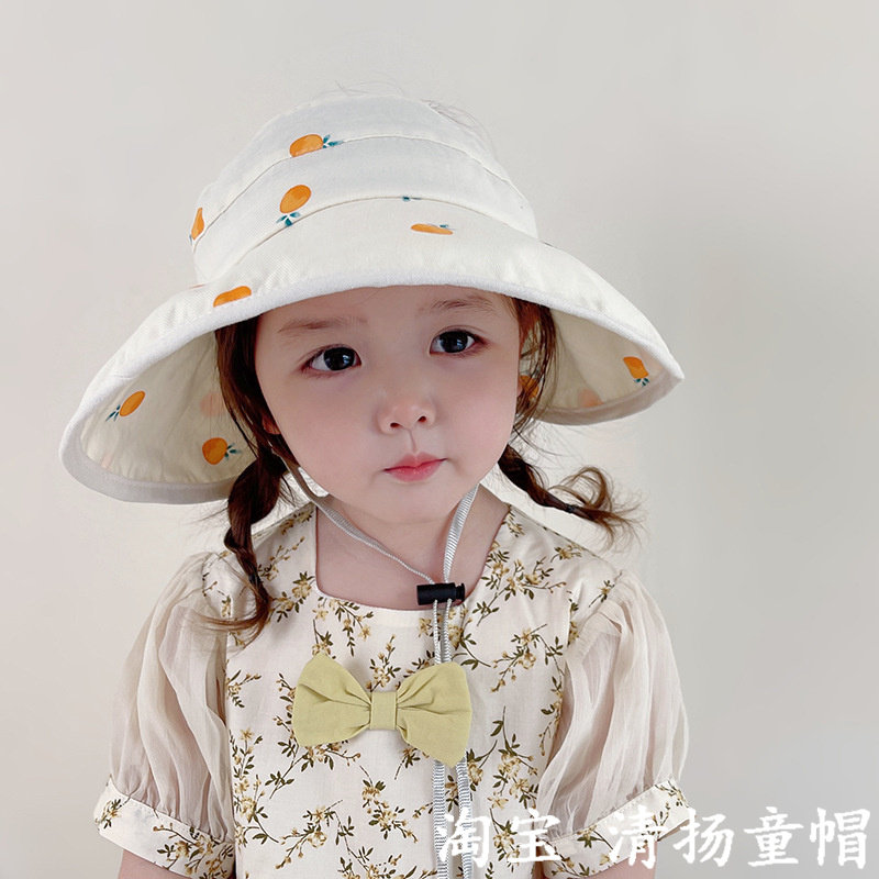 女童防晒帽2026巨好看的帽子遮阳图片