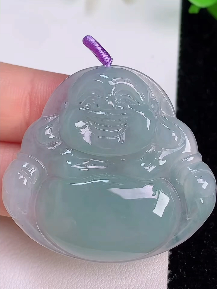 挂件玉坠珠宝首饰正品正宗真品缅甸天然翡翠a货晴水绿佛公吊坠