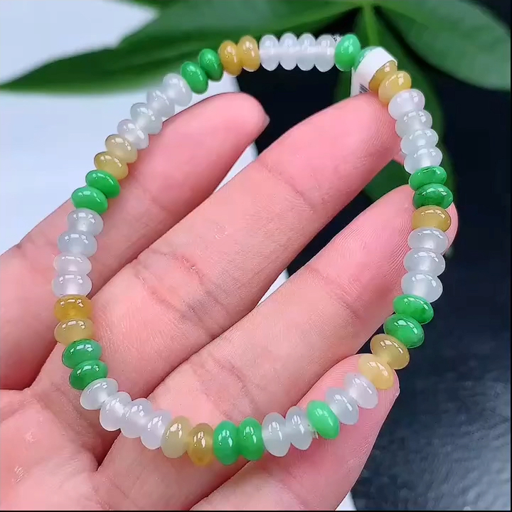 挂件珠宝首饰正宗正品缅甸天然翡翠a货多宝算盘珠手串
