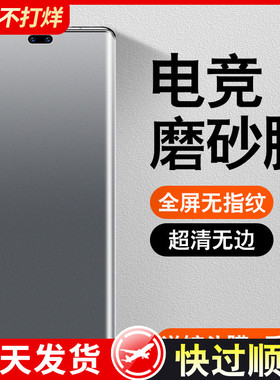 适用华为nova14pro钢化膜uv全胶nova12pro磨砂膜曲面全屏nova13pro电竞游戏nova11防指纹nova9pro全包10贴膜8