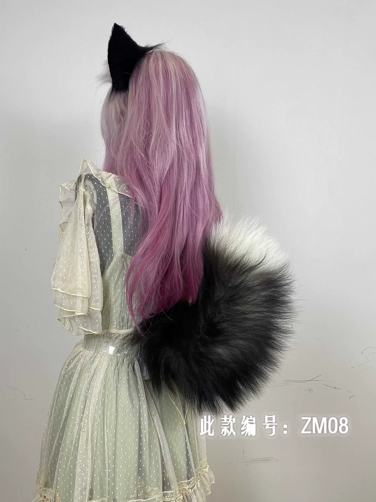 [Универсальная модель] Электрические уши лиса/кот Анью COSPLAY Подвижный хвост крестьянка Лоли пропсы