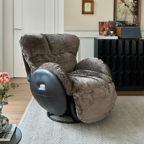 复古风电动单人沙发椅