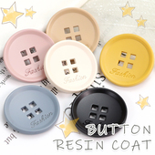 圆形百搭树脂纽扣毛呢大衣风衣外套装 饰扣子西服西裤 高档四眼纽扣