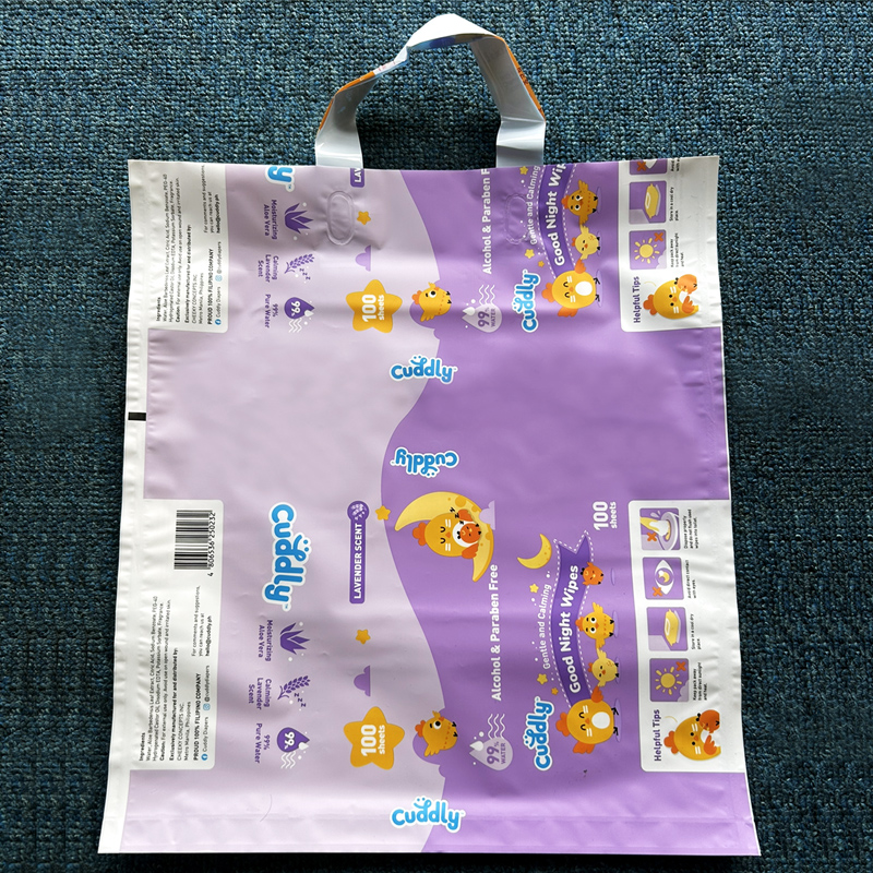 加厚35×42CM手提塑料袋购物包装胶袋 外贸礼品服装袋子批发定制