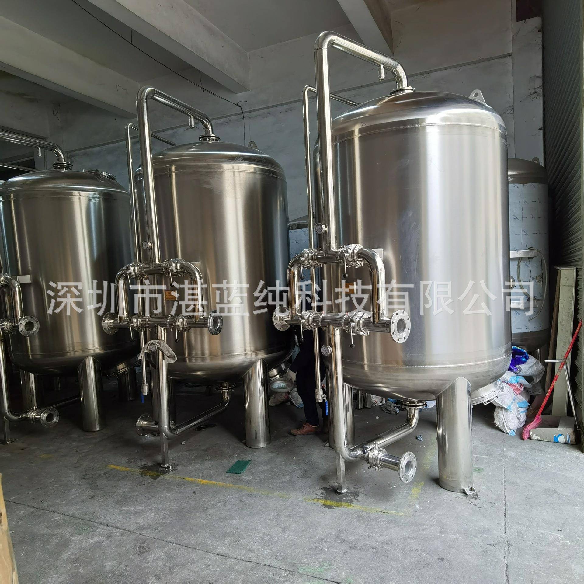 不锈钢石英砂过滤器石英砂多介质过滤器自动焊接品质保障