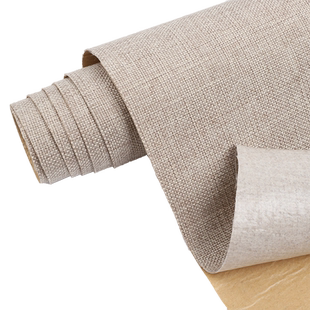 背胶自粘麻布加厚仿亚麻棉麻布料帆布布艺椅子沙发补丁修补贴面料