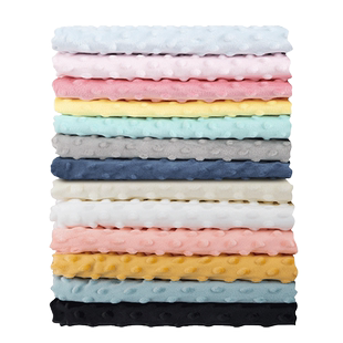 豆豆绒布料安抚毯床品婴儿a类diy手工儿童宝宝毛绒玩偶短绒面料