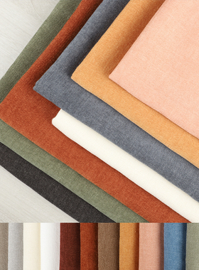 高端雪尼尔沙发布料批发棉麻沙发套自己做桌布抱枕坐垫子专用面料