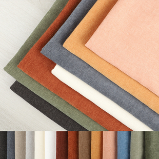 高端雪尼尔沙发布料批发棉麻沙发套自己做桌布抱枕坐垫子专用面料