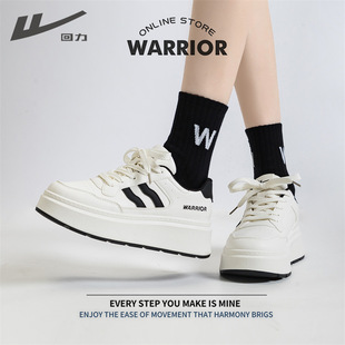 回力女鞋小白鞋2025新款爆款增高厚底单鞋百搭女鞋子休闲板鞋女款