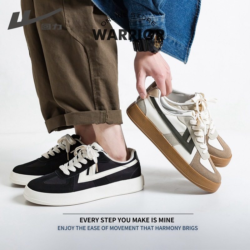 回力帆布鞋男2025新款秋季黑色低帮鞋子韩版百搭休闲港风平底板鞋,流行男鞋,帆布鞋,淘宝优惠券,粉丝福利购,淘宝优惠卷