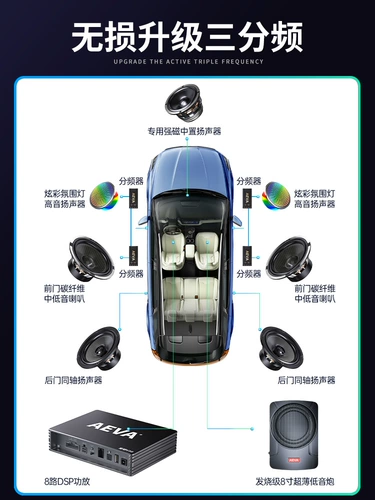 Применимо к Honda Accord British Poetry School для середины -мимо -мимо -миддл тройных звуковых динамиков без повреждений Полный набор