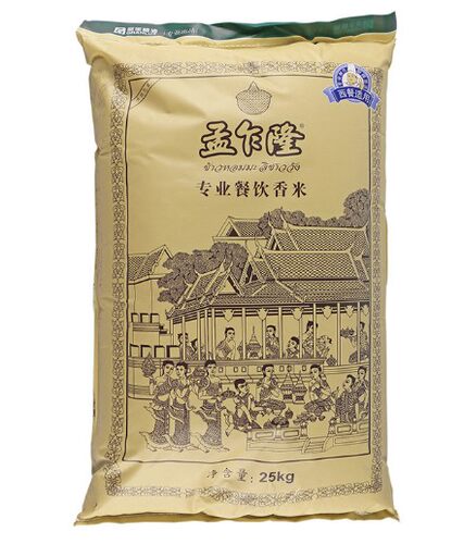 孟乍隆专业餐饮香米长粒米煲仔饭炒饭西餐装25KG50斤
