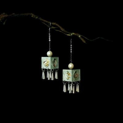 春和景明 国风立体耳环宫灯耳饰原创小众新中式国风汉服旗袍耳坠