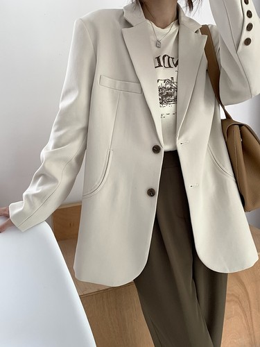 高级长袖西装外套韩系