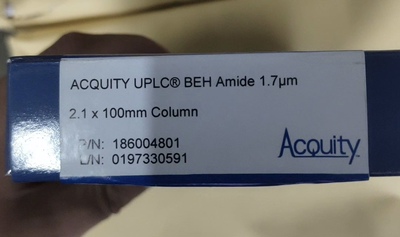 沃特世186004801色谱柱ACQUITY BEH Amide 1.7μm 2.1*100mm
