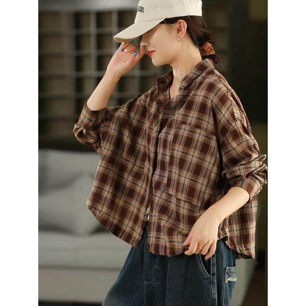 柒白2025秋季新款休闲色织