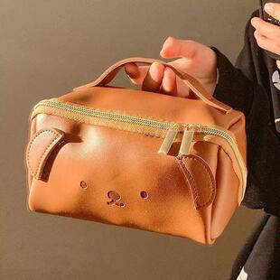 高颜值多功能米菲兔化妆包大容量护肤品分区旅行便携防水收纳包女