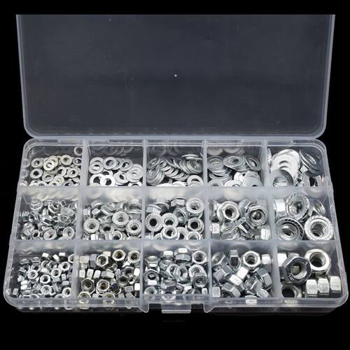 五金配件大全六角螺母法兰平垫片