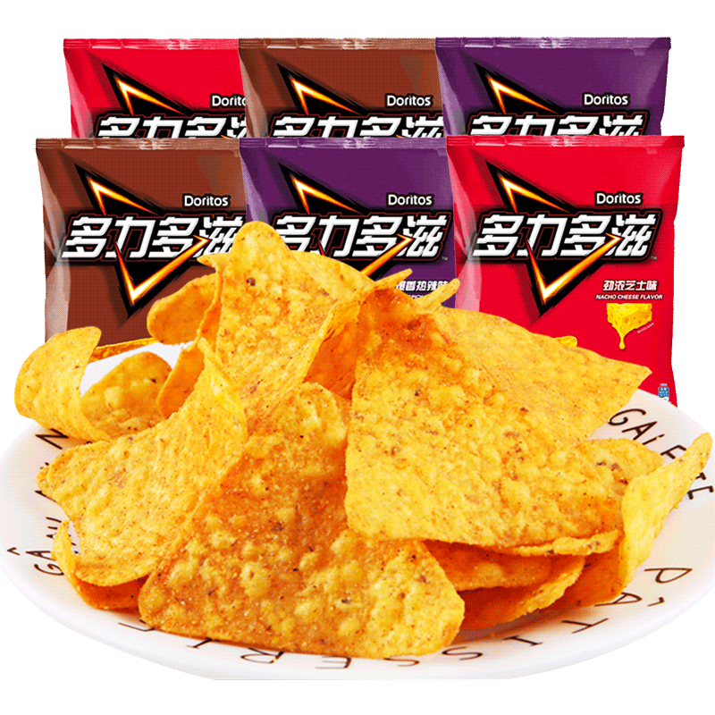 多力多滋玉米片大包装年货小吃