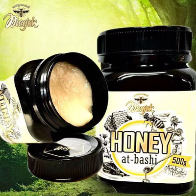 吉尔吉斯斯坦原装进口蜜朵克白蜂蜜500g