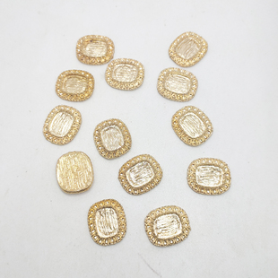 2cm 2.3cm合金钻托手工创意补钻盘DIY补色配件古风饰品材料200克